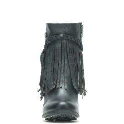 Harley Davidson Harley-Davidson Retta D83985 Womens Black Leather Ankle & Booties Boots -Harley Davidson Shop HDW D83985 102821 S18 IMG8 03