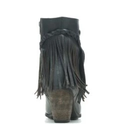 Harley Davidson Harley-Davidson Retta D83985 Womens Black Leather Ankle & Booties Boots -Harley Davidson Shop HDW D83985 102821 S18 IMG8 06