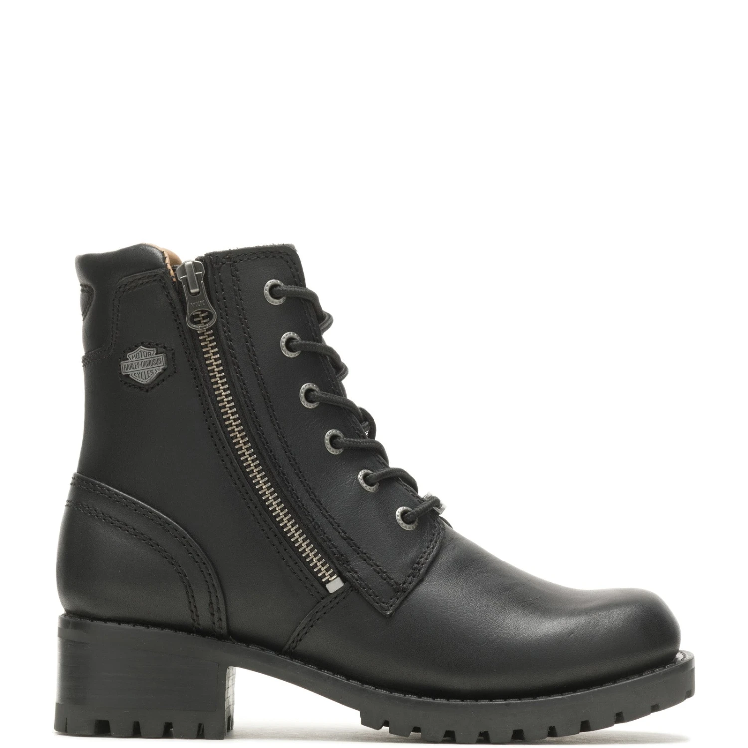 Harley Davidson Harley-Davidson Asher D84250 Womens Black Leather Motorcycle Boots 3 Harley Davidson Harley-Davidson Asher D84250 Womens Black Leather Motorcycle Boots