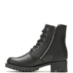 Harley Davidson Harley-Davidson Asher D84250 Womens Black Leather Motorcycle Boots 14 Harley Davidson Harley-Davidson Asher D84250 Womens Black Leather Motorcycle Boots -Harley Davidson Shop HDW D84250 040822 S18 IMG8 05