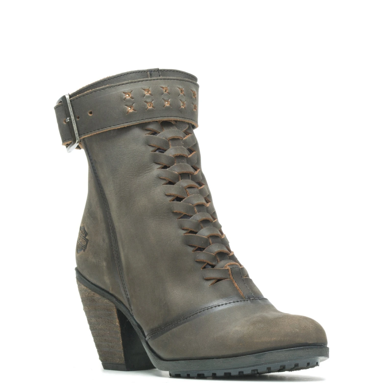 Harley Davidson Harley-Davidson Calkins LS Boot 8" D84267 Womens Gray Motorcycle Boots 5 Harley Davidson Harley-Davidson Calkins LS Boot 8" D84267 Womens Gray Motorcycle Boots - Image 3