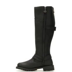 Harley Davidson Harley-Davidson Lomita D84325 Womens Black Leather Motorcycle Boots -Harley Davidson Shop HDW D84325 102821 F18 IMG8 04