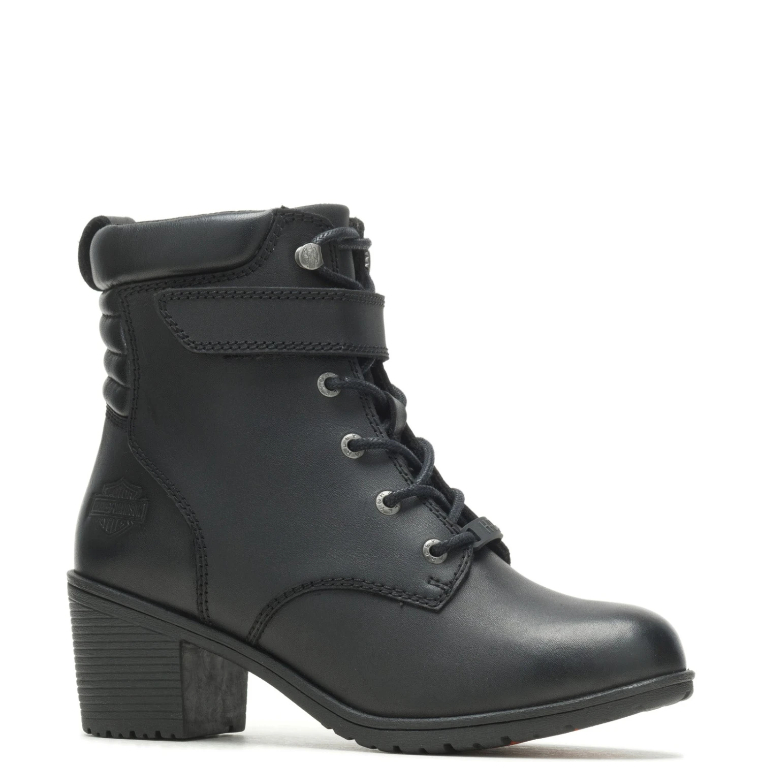 Harley Davidson Harley-Davidson Fannin 5" Lace D84642 Womens Black Leather Motorcycle Boots 4 Harley Davidson Harley-Davidson Fannin 5" Lace D84642 Womens Black Leather Motorcycle Boots - Image 2