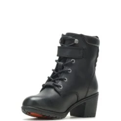 Harley Davidson Harley-Davidson Fannin 5" Lace D84642 Womens Black Leather Motorcycle Boots 17 Harley Davidson Harley-Davidson Fannin 5" Lace D84642 Womens Black Leather Motorcycle Boots -Harley Davidson Shop HDW D84642 042822 F20 IMG11 05