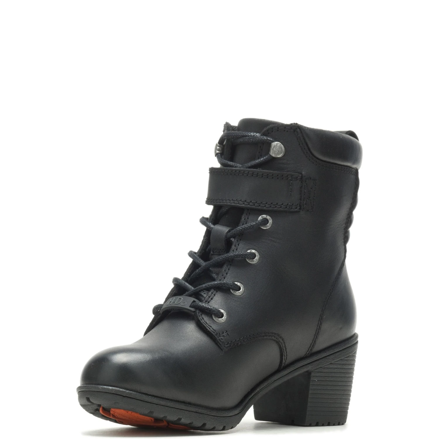 Harley Davidson Harley-Davidson Fannin 5" Lace D84642 Womens Black Leather Motorcycle Boots 7 Harley Davidson Harley-Davidson Fannin 5" Lace D84642 Womens Black Leather Motorcycle Boots - Image 5