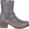 Harley Davidson Harley-Davidson Tamori Harness D84671 Womens Gray Leather Motorcycle Boots 1 Harley Davidson Harley-Davidson Tamori Harness D84671 Womens Gray Leather Motorcycle Boots -Harley Davidson Shop HDW D84671 010820 S20 IMG11 01