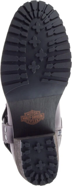 Harley Davidson Harley-Davidson Tamori Harness D84671 Womens Gray Leather Motorcycle Boots -Harley Davidson Shop HDW D84671 010820 S20 IMG11 010
