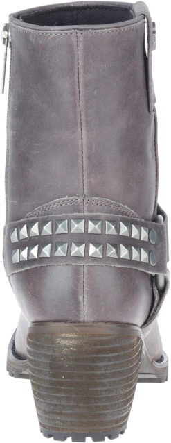 Harley Davidson Harley-Davidson Tamori Harness D84671 Womens Gray Leather Motorcycle Boots -Harley Davidson Shop HDW D84671 010820 S20 IMG11 08