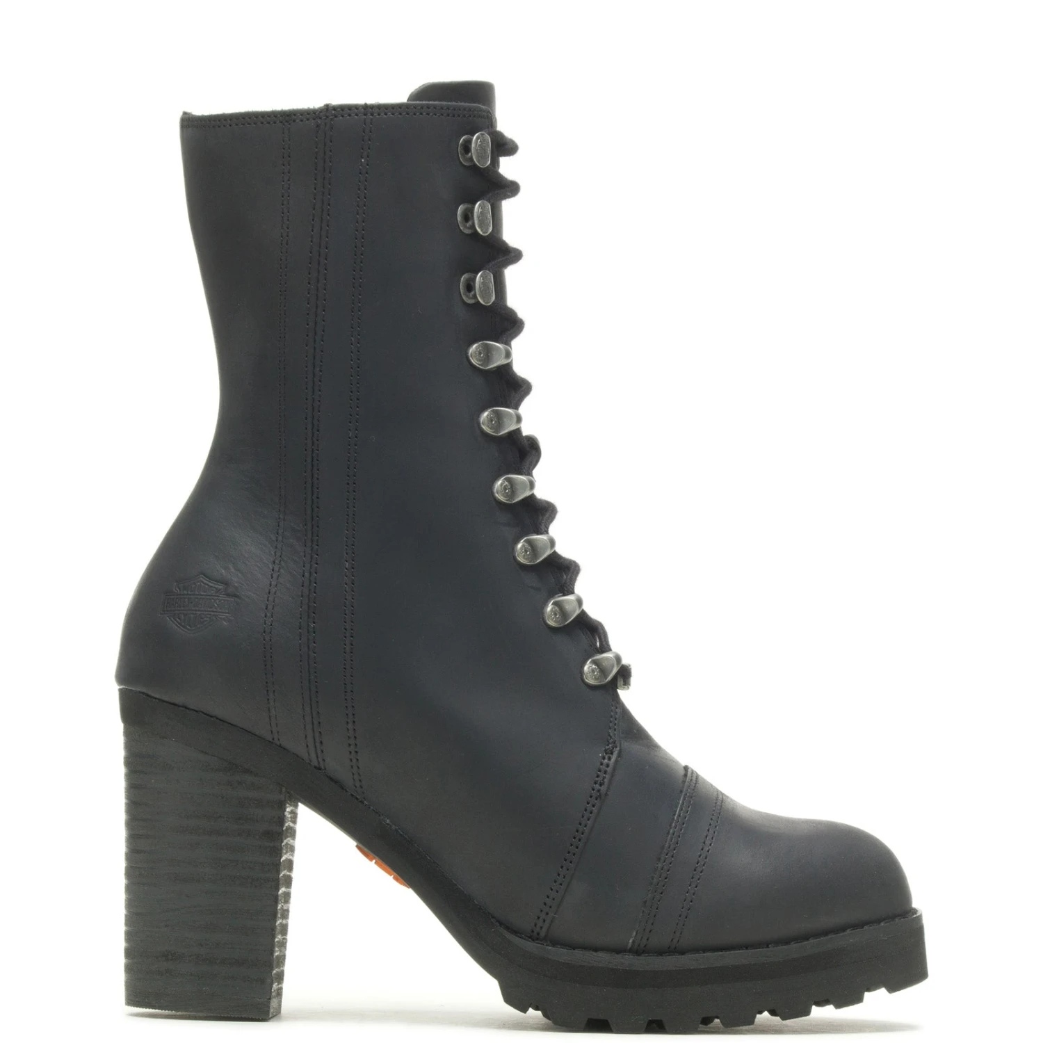 Harley Davidson Harley-Davidson Seneca 7" Lace Up D84701 Womens Black Motorcycle Boots 3 Harley Davidson Harley-Davidson Seneca 7" Lace Up D84701 Womens Black Motorcycle Boots