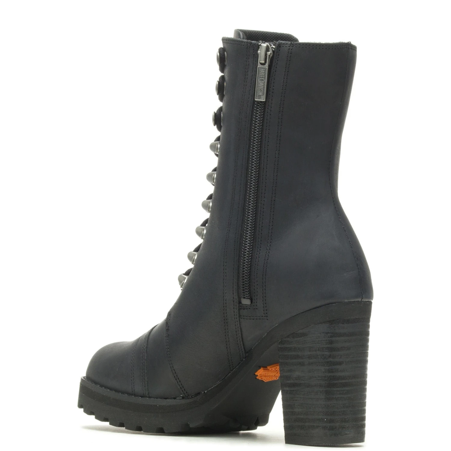 Harley Davidson Harley-Davidson Seneca 7" Lace Up D84701 Womens Black Motorcycle Boots 9 Harley Davidson Harley-Davidson Seneca 7" Lace Up D84701 Womens Black Motorcycle Boots - Image 7