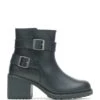 Harley Davidson Harley-Davidson Lalanne DBL Strap D84711 Womens Black Motorcycle Boots -Harley Davidson Shop HDW D84711 102821 S21 IMG8 01