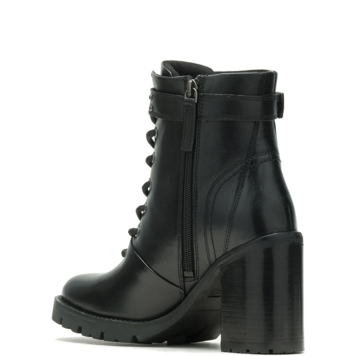 Harley Davidson Harley-Davidson Adina Lace D84729 Womens Black Leather Motorcycle Boots 9 Harley Davidson Harley-Davidson Adina Lace D84729 Womens Black Leather Motorcycle Boots - Image 7