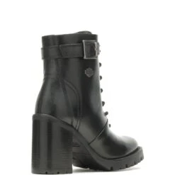 Harley Davidson Harley-Davidson Adina Lace D84729 Womens Black Leather Motorcycle Boots 21 Harley Davidson Harley-Davidson Adina Lace D84729 Womens Black Leather Motorcycle Boots -Harley Davidson Shop HDW D84729 030722 F21 IMG11 09