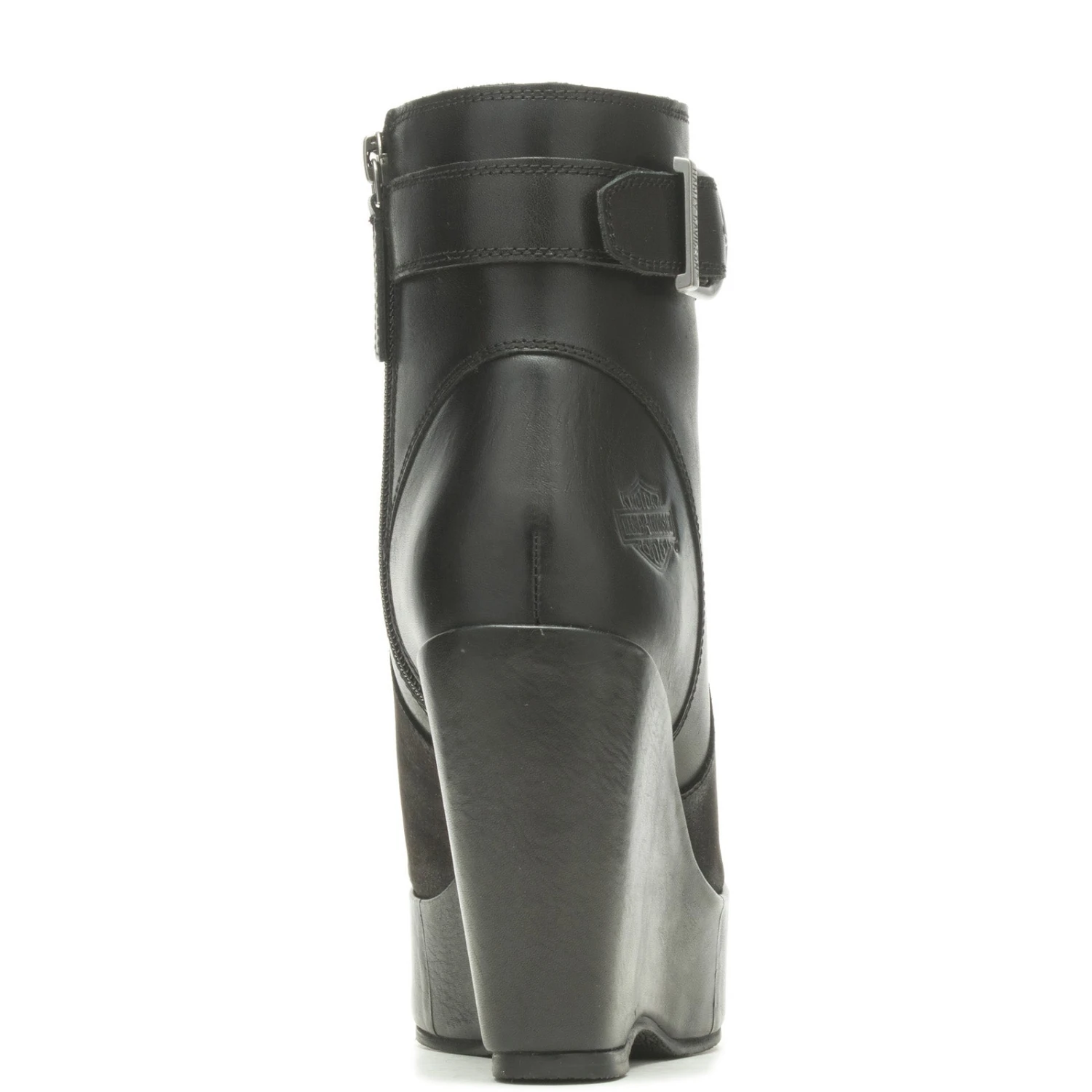 Harley Davidson Harley-Davidson Celina 5" Wedge D84731 Womens Black Ankle & Booties Boots 10 Harley Davidson Harley-Davidson Celina 5" Wedge D84731 Womens Black Ankle & Booties Boots - Image 8