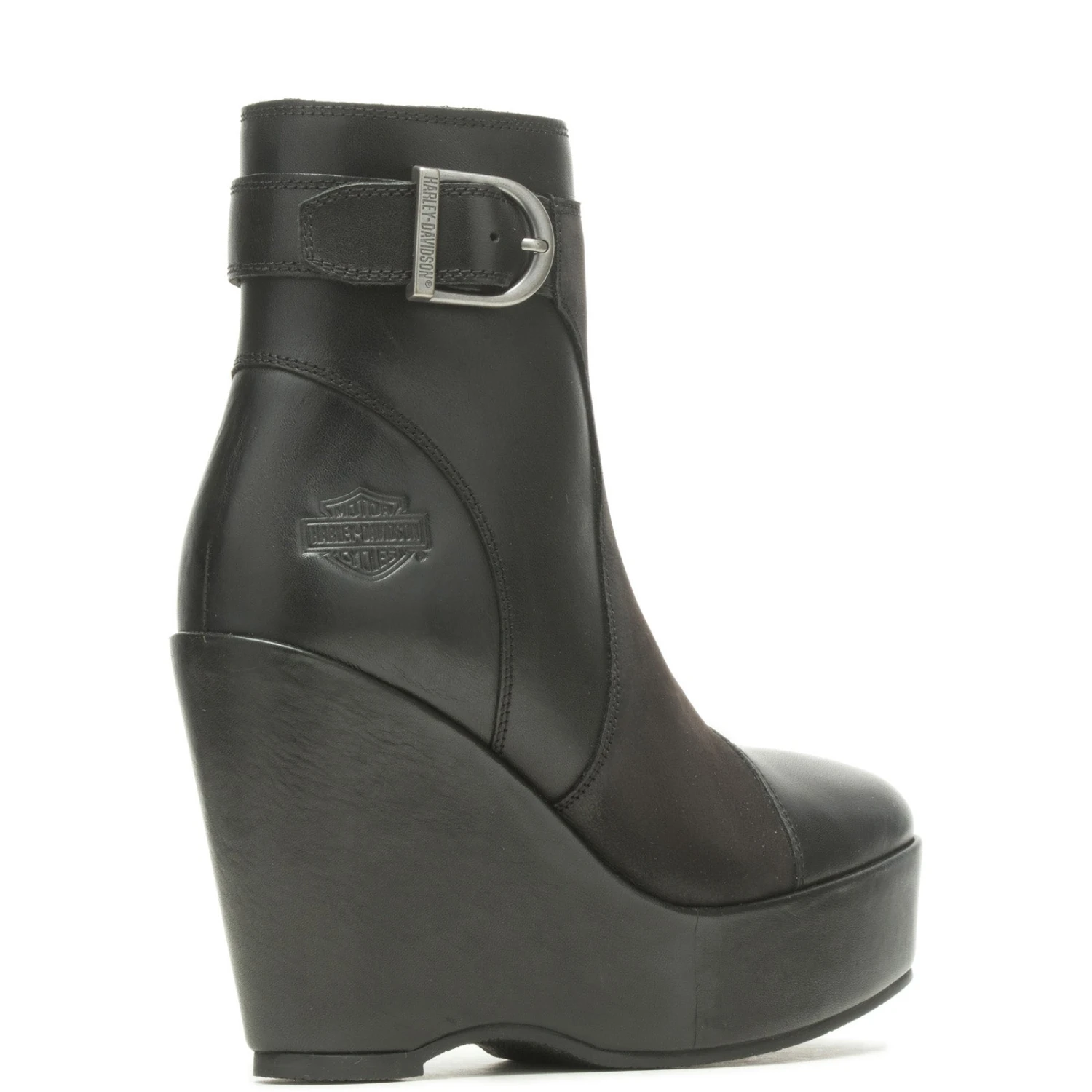 Harley Davidson Harley-Davidson Celina 5" Wedge D84731 Womens Black Ankle & Booties Boots 11 Harley Davidson Harley-Davidson Celina 5" Wedge D84731 Womens Black Ankle & Booties Boots - Image 9