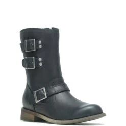 Harley Davidson Harley-Davidson Dorilee 7" Engineer D84751 Womens Black Motorcycle Boots -Harley Davidson Shop HDW D84751 102821 F21 IMG9 03