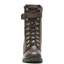 Harley Davidson Harley-Davidson Marinda 9" Lace D84763 Womens Brown Leather Motorcycle Boots -Harley Davidson Shop HDW D84763 040822 F21 IMG11 04