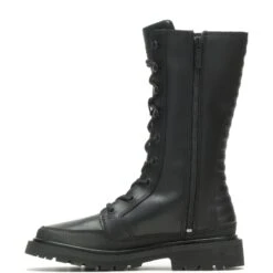 Harley Davidson Harley-Davidson Akers 9" Lace D84764 Womens Black Leather Motorcycle Boots -Harley Davidson Shop HDW D84764 030722 F21 IMG10 06