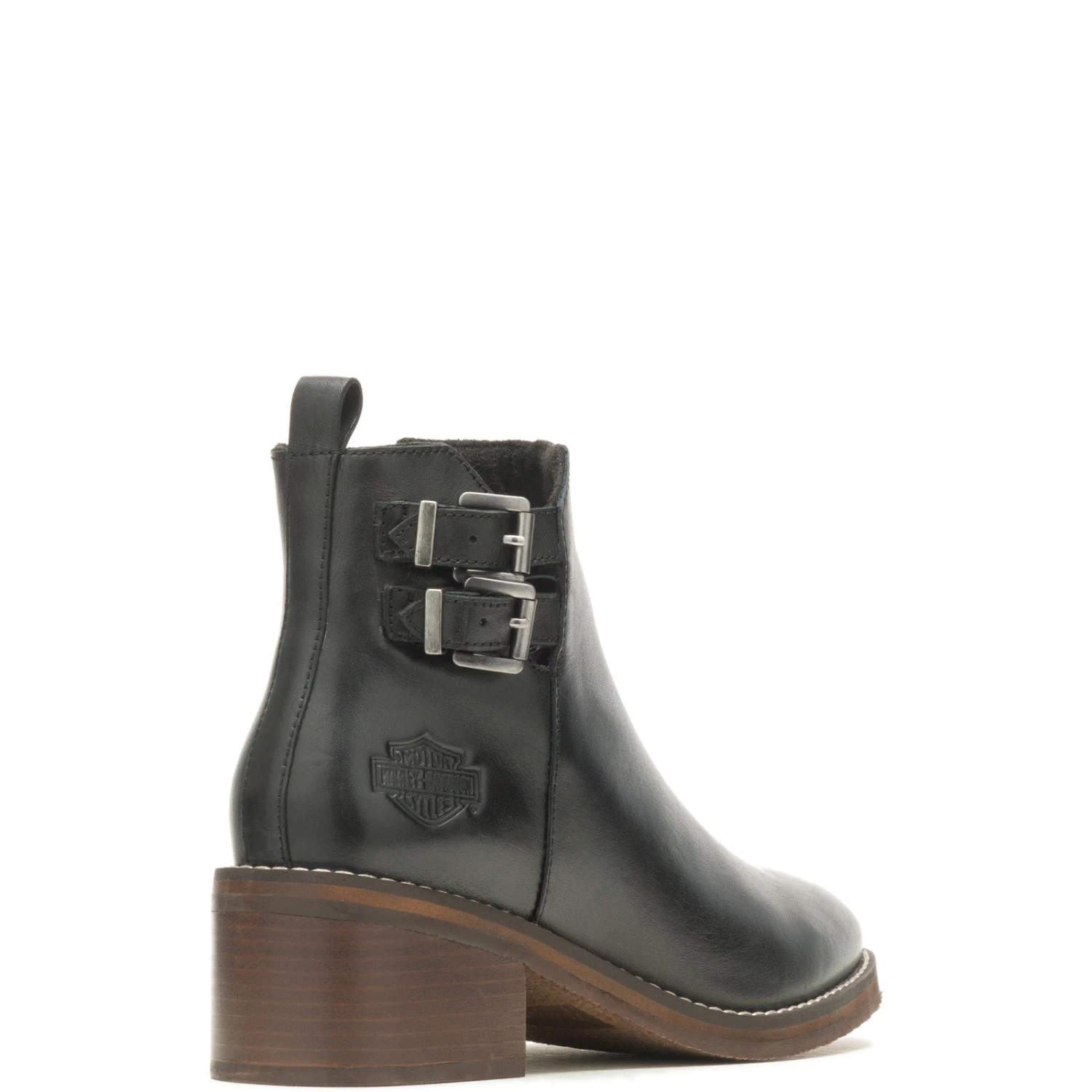 Harley Davidson Harley-Davidson Jonetta Buckle D84776 Womens Black Ankle & Booties Boots 5 Harley Davidson Harley-Davidson Jonetta Buckle D84776 Womens Black Ankle & Booties Boots - Image 3