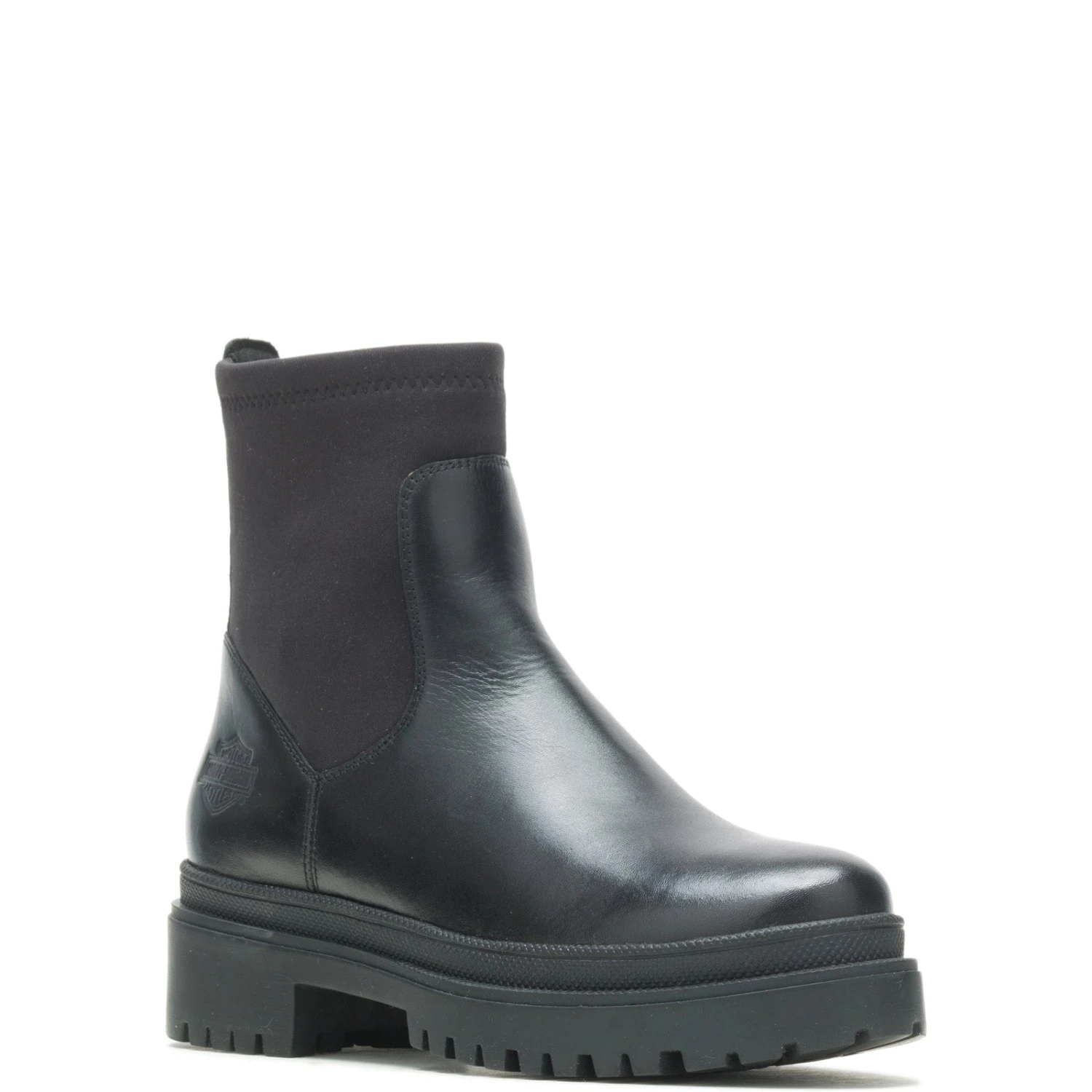 Harley Davidson Harley-Davidson Lenora 6" D84782 Womens Black Leather Casual Dress Boots 5 Harley Davidson Harley-Davidson Lenora 6" D84782 Womens Black Leather Casual Dress Boots - Image 3