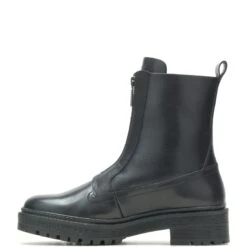 Harley Davidson Harley-Davidson Carney Front Zip D84785 Womens Black Leather Motorcycle Boots -Harley Davidson Shop HDW D84785 112321 F22 IMG8 05