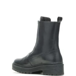 Harley Davidson Harley-Davidson Carney Front Zip D84785 Womens Black Leather Motorcycle Boots -Harley Davidson Shop HDW D84785 112321 F22 IMG8 06