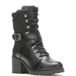 Harley Davidson Harley-Davidson Corrington 7" D87226 Womens Black Leather Motorcycle Boots 10 Harley Davidson Harley-Davidson Corrington 7" D87226 Womens Black Leather Motorcycle Boots -Harley Davidson Shop HDW D87226 082321 S22 IMG6 03