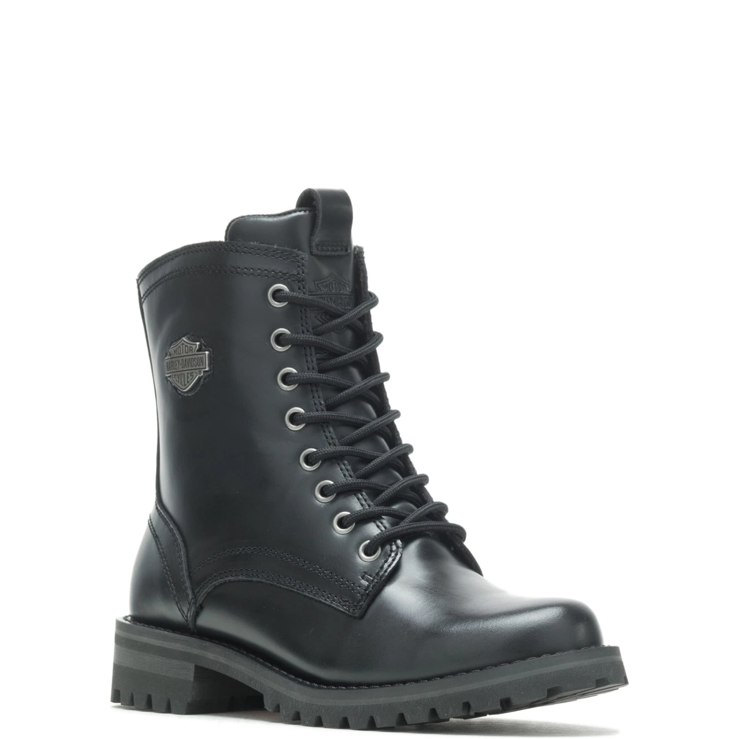 Harley Davidson Harley-Davidson Walsen 5" Lace D87254 Womens Black Leather Motorcycle Boots 5 Harley Davidson Harley-Davidson Walsen 5" Lace D87254 Womens Black Leather Motorcycle Boots - Image 3