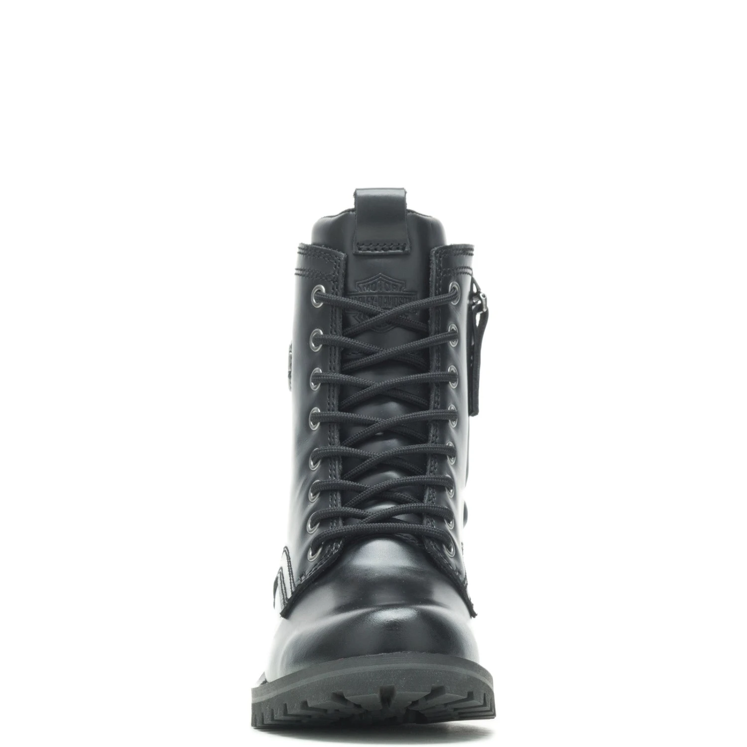 Harley Davidson Harley-Davidson Walsen 5" Lace D87254 Womens Black Leather Motorcycle Boots 6 Harley Davidson Harley-Davidson Walsen 5" Lace D87254 Womens Black Leather Motorcycle Boots - Image 4