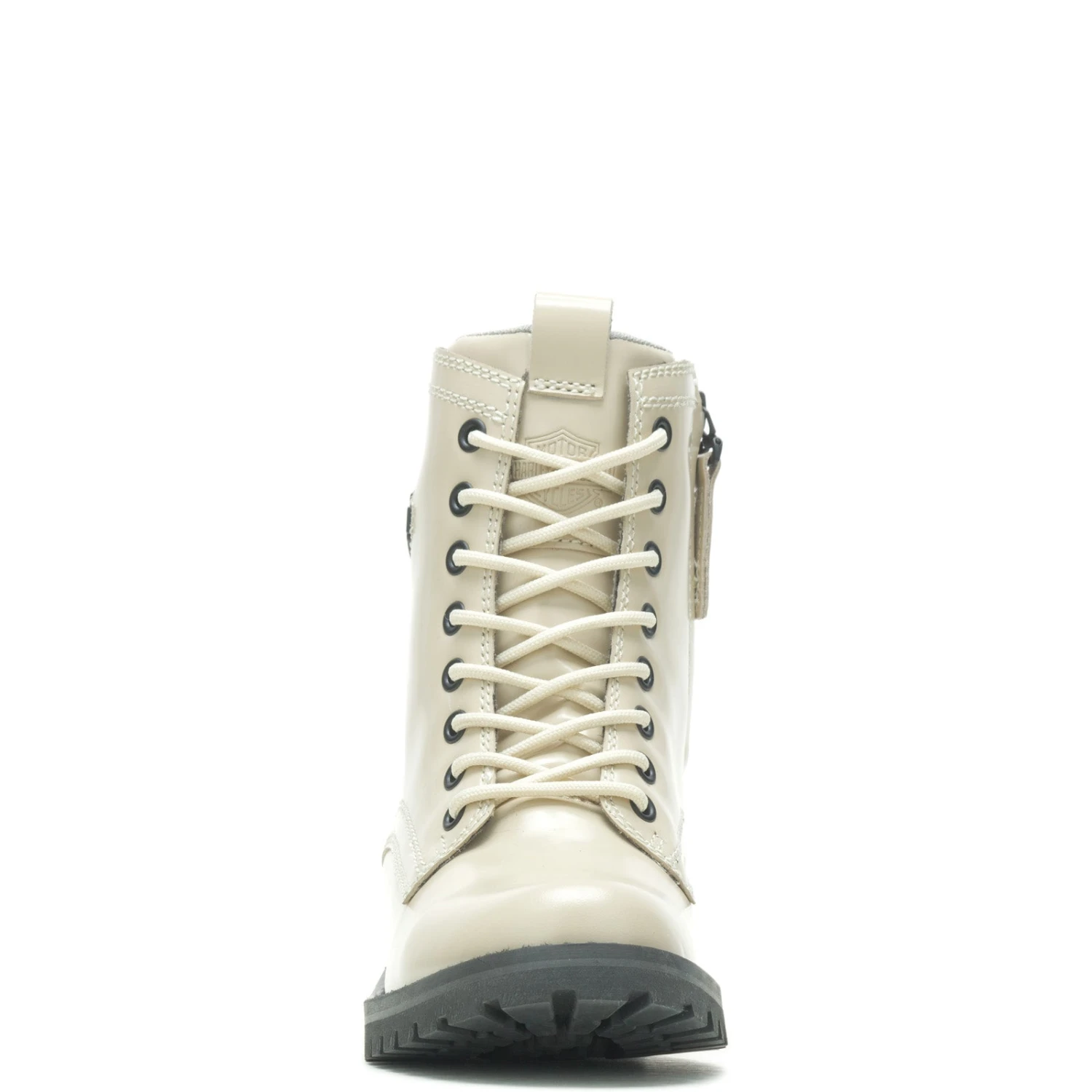 Harley Davidson Harley-Davidson Walsen 5" Lace D87255 Womens Beige Leather Motorcycle Boots 5 Harley Davidson Harley-Davidson Walsen 5" Lace D87255 Womens Beige Leather Motorcycle Boots - Image 3