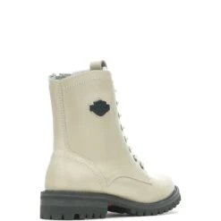 Harley Davidson Harley-Davidson Walsen 5" Lace D87255 Womens Beige Leather Motorcycle Boots 17 Harley Davidson Harley-Davidson Walsen 5" Lace D87255 Womens Beige Leather Motorcycle Boots -Harley Davidson Shop HDW D87255 031722 F22 IMG8 08