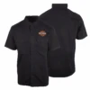 Harley Davidson Harley-Davidson Men's Black Bar & Shield S/S Woven Shirt (S43B) -Harley Davidson Shop Harley DavidsonMen sBlackBar ShieldSSWovenShirt S43B 1