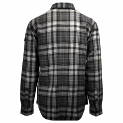 Harley Davidson Harley-Davidson Men's Grey White Plaid L/S Woven Shirt (S03) -Harley Davidson Shop HarleyDavidsonMen sGreyWhitePlaidLSWovenShirt S03 2
