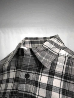 Harley Davidson Harley-Davidson Men's Grey White Plaid L/S Woven Shirt (S03) -Harley Davidson Shop HarleyDavidsonMen sGreyWhitePlaidLSWovenShirt S03 7