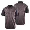 Harley Davidson Harley-Davidson Men's Black Collar Chain Stitched Grey S/S Woven Shirt (S32) 2 Harley Davidson Harley-Davidson Men's Black Collar Chain Stitched Grey S/S Woven Shirt (S32) -Harley Davidson Shop Untitled 9