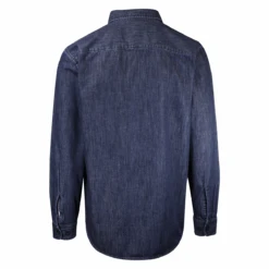 Harley Davidson Harley-Davidson Men's Navy Denim L/S Woven Shirt (S41) -Harley Davidson Shop a028539a c6ac 5be3 b0b2 1a8a21bf8157