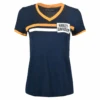 Harley Davidson Harley-Davidson Women's T-Shirt Essential V-Neck Ringer Short Sleeve (S03)