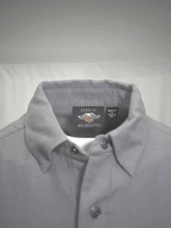 Harley Davidson Harley-Davidson Men's Solid Grey Snap On Button L/S Woven Shirt (S10) -Harley Davidson Shop a1e0acbd 49af 59b8 807a b9cf0e7a1053