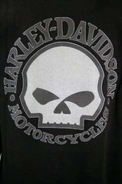 Harley Davidson Harley-Davidson Men's Black Grey Skull V-Neck L/S Sweater -Harley Davidson Shop a770cdd9 4ea0 5188 aab4 ba85e649893f