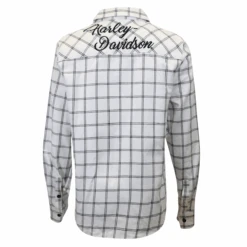 Harley Davidson Harley-Davidson Women's White Black Check L/S Woven Shirt (S02) 13 Harley Davidson Harley-Davidson Women's White Black Check L/S Woven Shirt (S02) -Harley Davidson Shop a80bd3b1 c025 576f b928 16ed6728d489