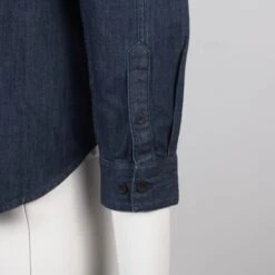 Harley Davidson Harley-Davidson Men's Dark Indigo Bar & Shield Denim L/S Woven Shirt (S50) -Harley Davidson Shop a8378e41 7574 510a bda7 993ffa483658