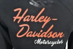 Harley Davidson Harley-Davidson Women's T-Shirt Iconic Zippered Round Neck Henley (S18) -Harley Davidson Shop ac3cd9cb 777c 5785 8b51 73748bafa50f