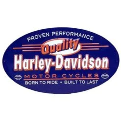Tin Sign Embossed Harley Davidson Quality