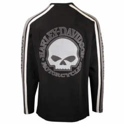 Harley Davidson Harley-Davidson Men's Black Grey Skull V-Neck L/S Sweater -Harley Davidson Shop b0ce6058 3817 52bd b8b3 3a7f9c3b5187