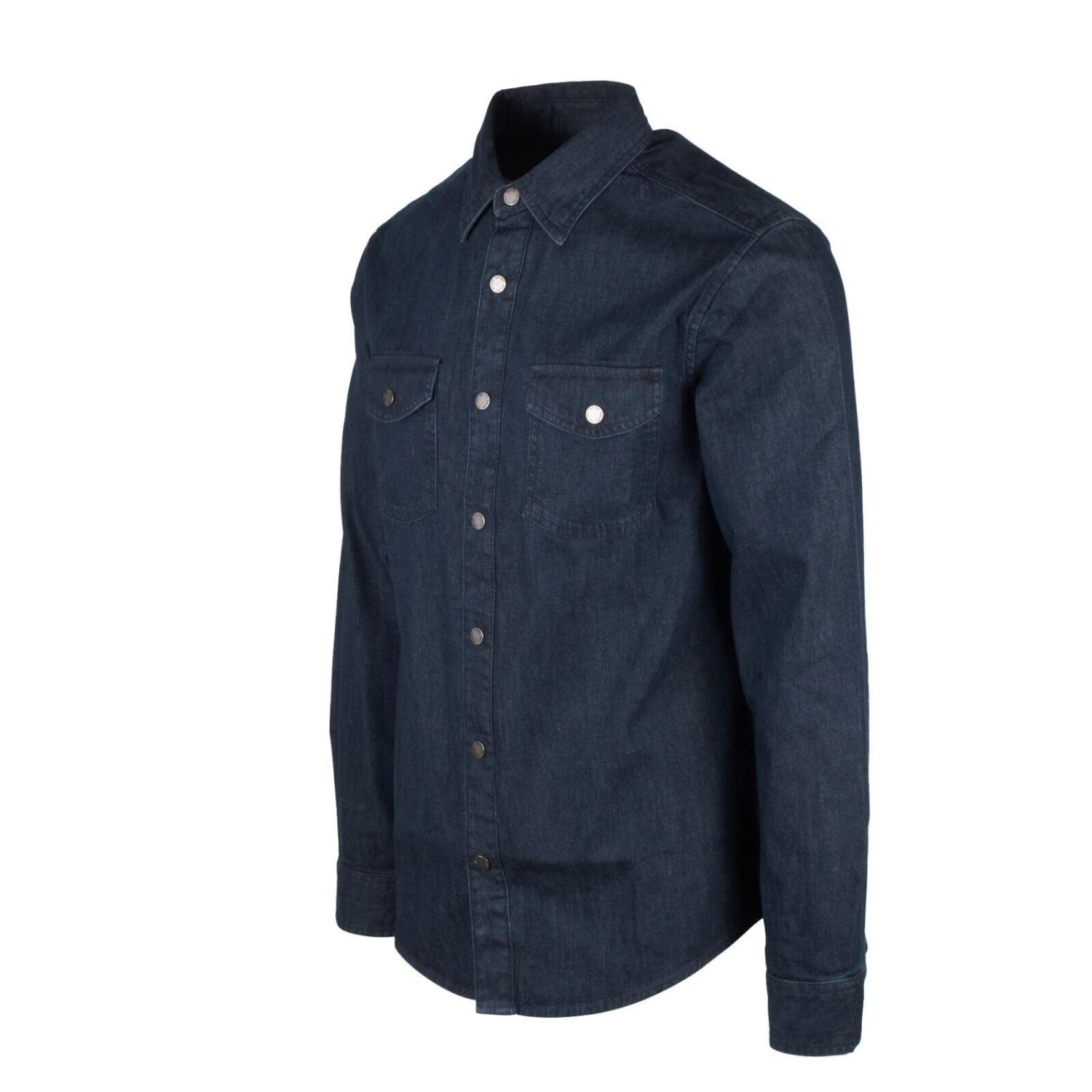 Harley Davidson Harley-Davidson Men's Blue Artist Drive H-D ADV Denim L/S Woven Shirt (S49A) 4 Harley Davidson Harley-Davidson Men's Blue Artist Drive H-D ADV Denim L/S Woven Shirt (S49A) - Image 2