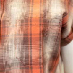 Harley Davidson Harley-Davidson Women's Red Orange Ombre Plaid S/S Woven Shirt Vest (S03) -Harley Davidson Shop bd2dae6b 5c89 5b07 8d68 c1f5a4251eb9