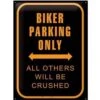 Harley Davidson Biker Parking Only Metal Sign 30 X 40 Cm -Harley Davidson Shop bfb pc303 108 xxl