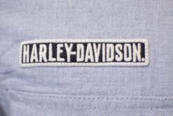 Harley Davidson Harley-Davidson Men's Slim Fit Light Grey L/S Woven 150 -Harley Davidson Shop c6458ab4 6a2f 57b5 908f 8f266e1dd84c