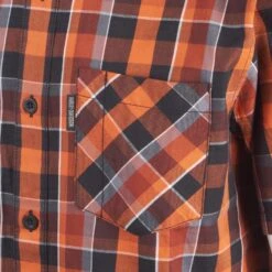 Harley Davidson Harley-Davidson Men's Orange Black Plaid MKE S/S Woven Shirt (S45) 14 Harley Davidson Harley-Davidson Men's Orange Black Plaid MKE S/S Woven Shirt (S45) -Harley Davidson Shop cf49f021 e74a 5cc6 bcd5 b2f843f1f734
