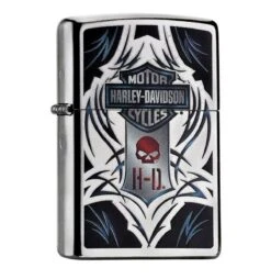 Harley Davidson Zippo Lighter Harley-Davidson Skull Gothic Style